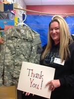 Celebrating Veteran's Day in Ms. Mann's class