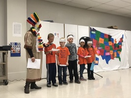 SECOND GRADERS TAKE PART IN POW WOW