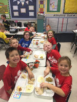 FIRST GRADERS FEAST AND BARTER DAY