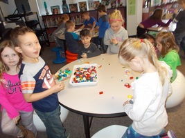 LEGO PARTY IN THE LIBRARY