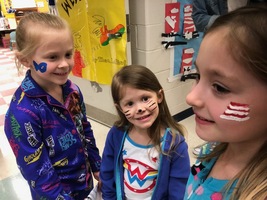 MS. MANN'S CLASS CELEBRATED DR. SEUSS' BIRTHDAY AND DR. SEUSS NIGHT