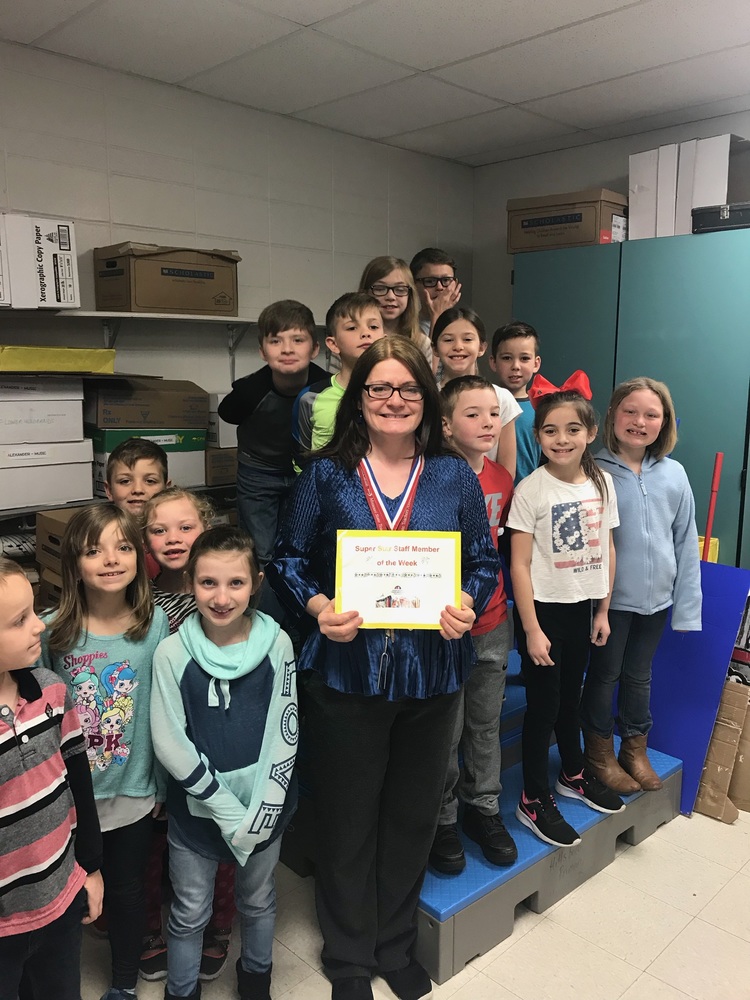 MRS. ALEXANDER IS THE SUPER STAR STAFF MEMBER OF THE WEEK