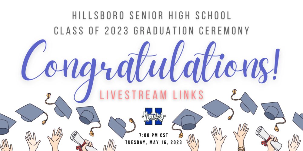 Graduation Ceremony Livestream links