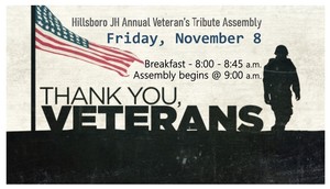 Hillsboro Junior High Annual Veteran's Tribute Assembly